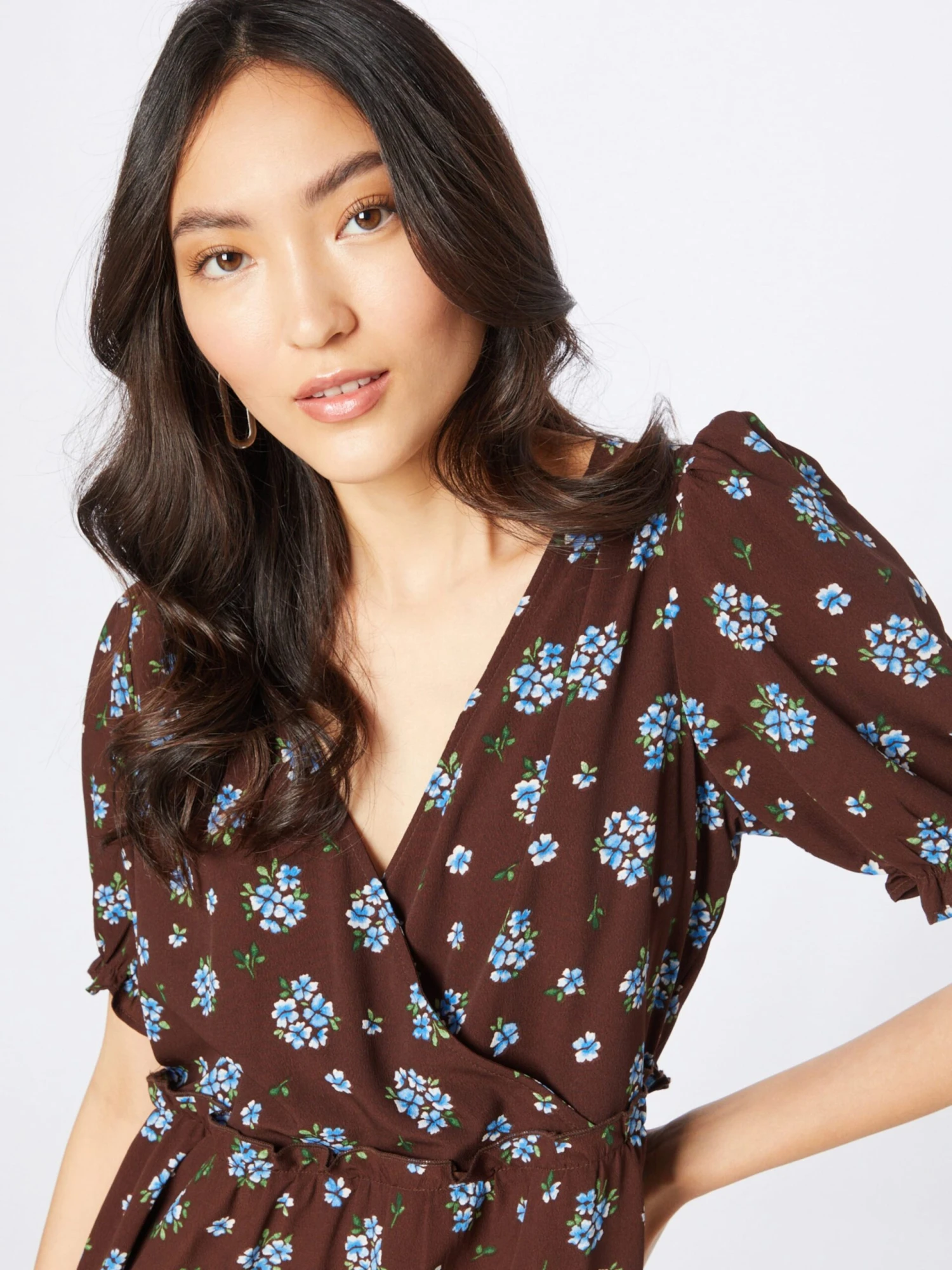Monki Robes Dété Robe D’été Femme Brun Foncé 3 Monki Robes Dété Robe D’été Femme Brun Foncé – Image 2