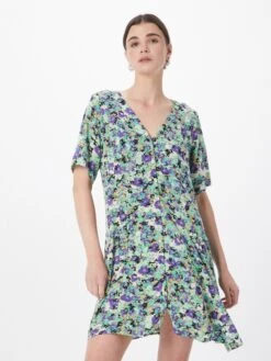 Monki Robes Fluides Robe-chemise Femme Jade -Monki 37bbc56d0659938ee4e875a2f463735b