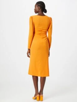 Monki Robes Midi Robe Femme Orange -Monki 37f0449776557e71ea4374a59cf029cc
