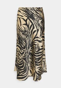 Monki Jupe Trapèze - Beige -Monki 38c9e09fbf9e47499b84fd5f2e9da364