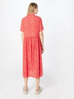 Monki Robes Fluides Robe-chemise Femme Rouge -Monki 3cc16199b95c1abbf5d7705cb8488d46