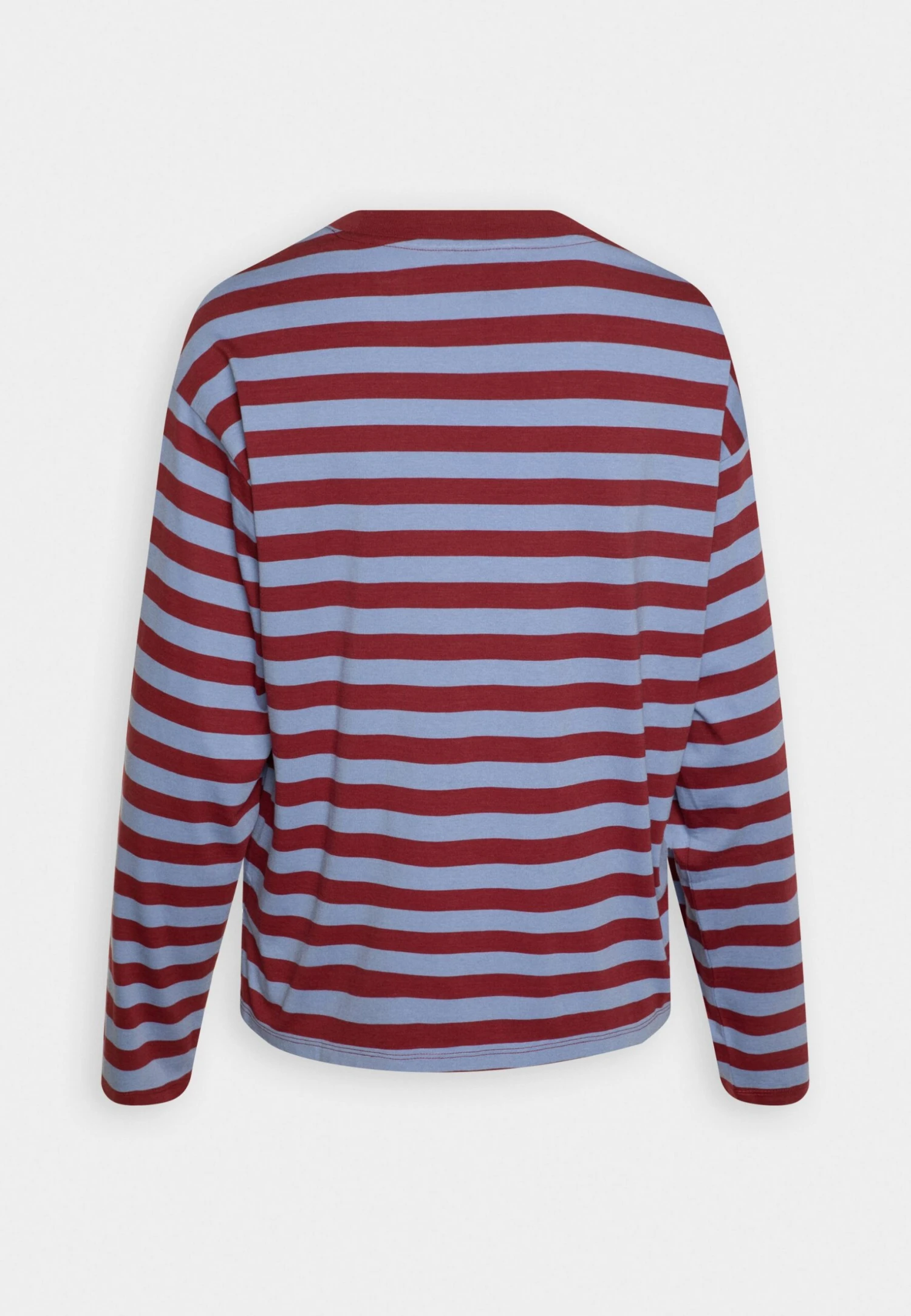 Monki T-Shirt À Manches Longues - Dark Red/Blue 8 Monki T-Shirt À Manches Longues - Dark Red/Blue – Image 6