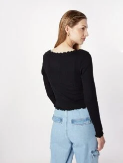 Monki Gilets Cardigan Femme Noir -Monki 3f8961094aad216895891d89921ff030