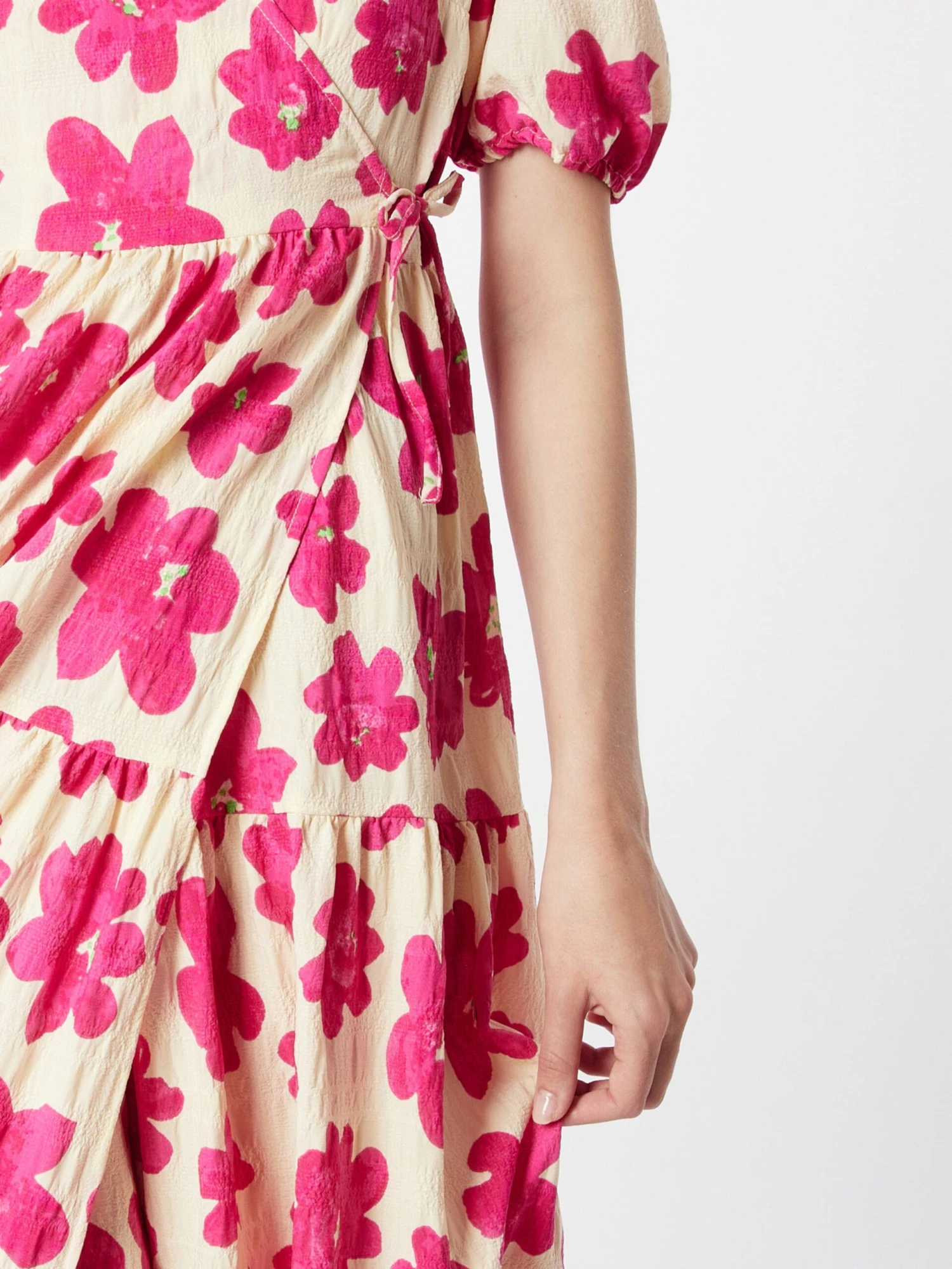 Monki Robes Midi Robe Femme Fuchsia 4 Monki Robes Midi Robe Femme Fuchsia – Image 2