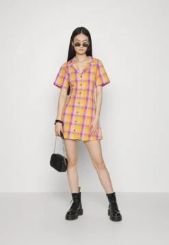 Monki Robe Chemise - Multi-Coloured -Monki 40248ad3e36042c3b458cb3628fac534