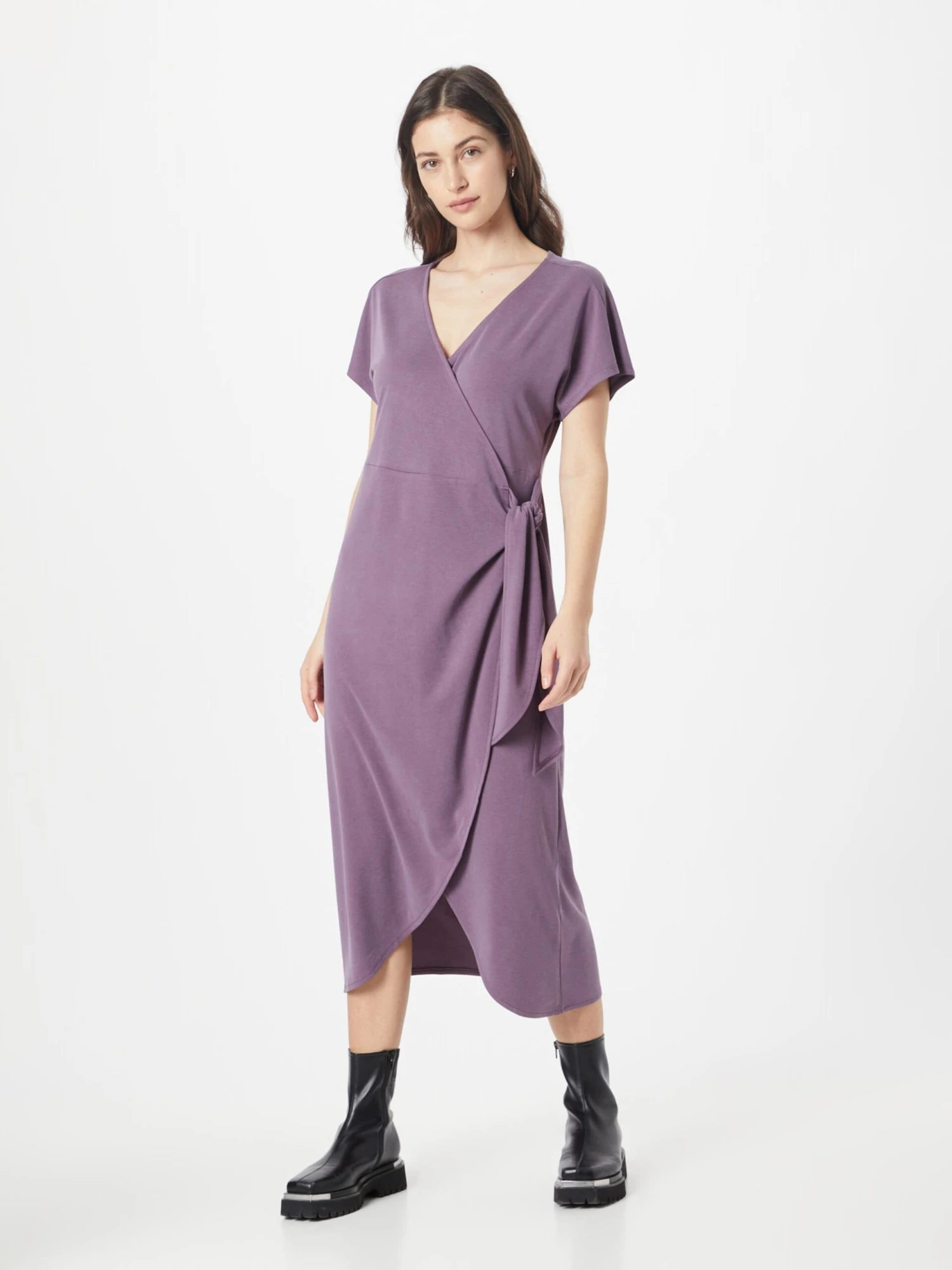 Monki Robes En Jersey Robe Femme Lilas 5 Monki Robes En Jersey Robe Femme Lilas – Image 3
