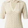 Monki Pulls Maille Fine Pull-over Femme Beige 2 Monki Pulls Maille Fine Pull-over Femme Beige -Monki 44e85e7ea5bdc83d94553272ca820d64