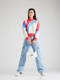 Monki Pulls Maille Fine Pull-over Femme Mélange De Couleurs -Monki 45cc1d00c27ca67e46316dffb26445a7