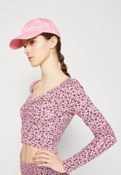 Monki T-Shirt À Manches Longues - Pink -Monki 45fa223020034766a0d71fd97c96263b