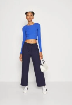 Monki Pantalon Classique - Navy -Monki 466eaa795478440dae18d7b3cd16aff6