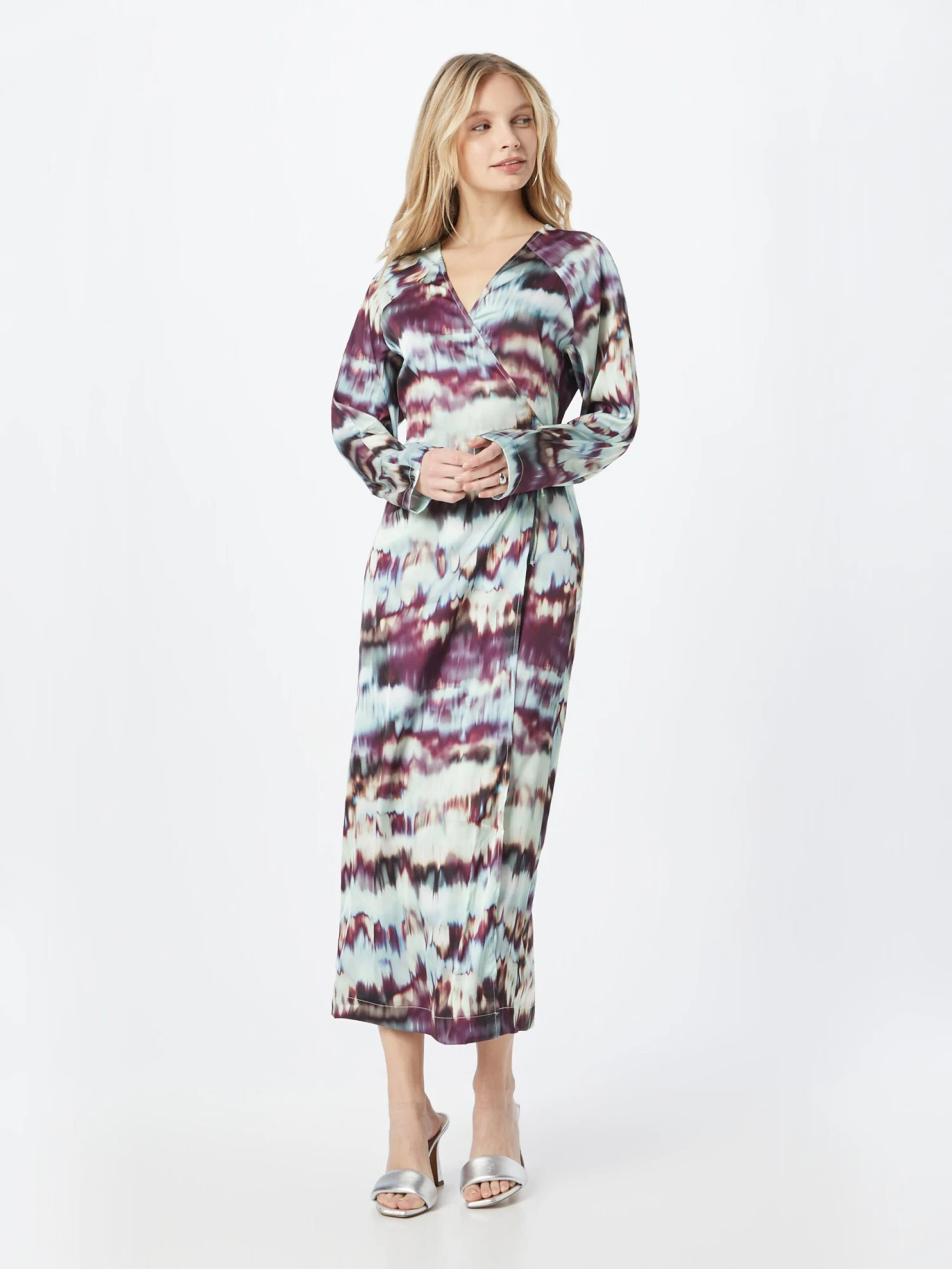 Monki Robes Longues Robe Femme Bleu Clair 5 Monki Robes Longues Robe Femme Bleu Clair – Image 3