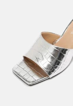 Monki Mules À Talons - Silver 17 Monki Mules À Talons - Silver -Monki 48de237b0c5146c8a5a1b71f20a3c2ca