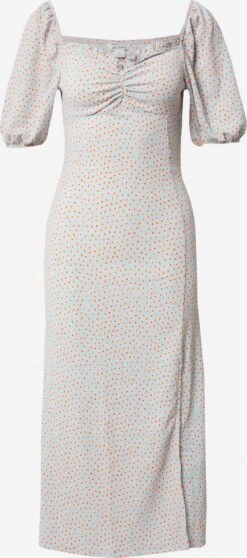 Monki Robes Midi Robe Femme Bleu Clair