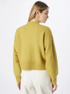 Monki Pulls Maille Fine Pull-over Femme Moutarde -Monki 4a45555ccd1892cfdd47b90a5d2b0c3e