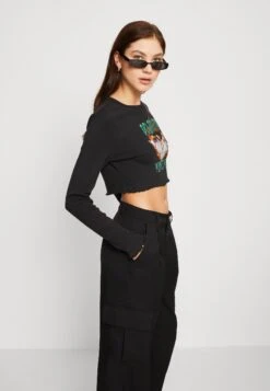 Monki Pantalon Cargo - Black Dark -Monki 4b037b38b7ff4f7981b0efdaaf225ae8