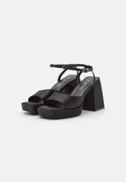 Monki Sandales À Talons Hauts - Black Dark -Monki 4c8afe9a6f884589af719efc53a54dbd