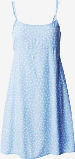 Monki Robes Dété Robe D’été Femme Bleu Clair