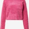 Monki Pulls Maille Fine Pull-over Femme Rose -Monki 53eb6ce790f4abc3d55054b73e4d2557