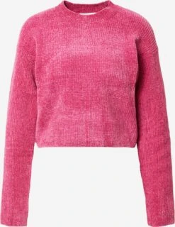 Monki Pulls Maille Fine Pull-over Femme Rose