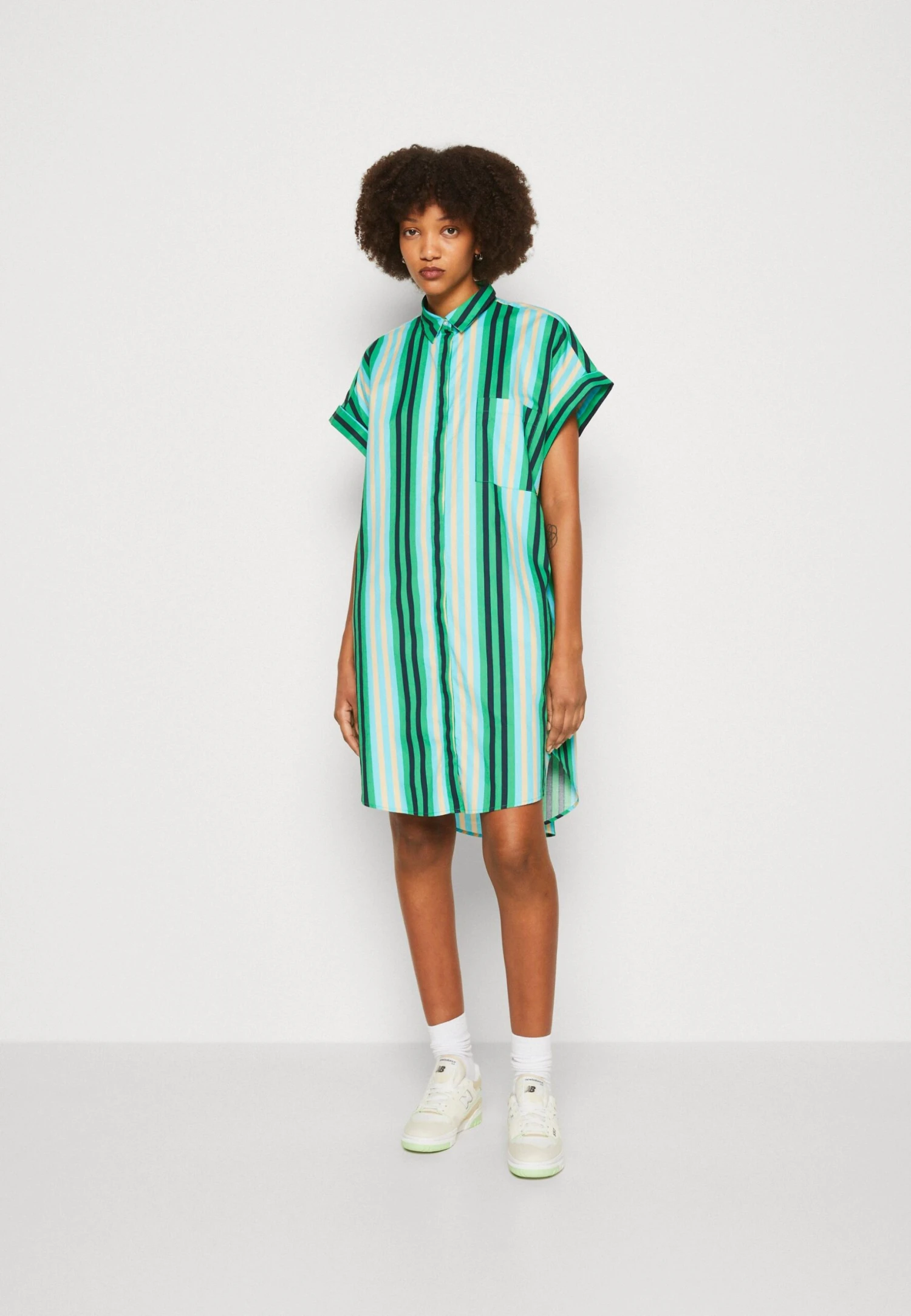 Monki Robe Chemise - Green 3 Monki Robe Chemise - Green