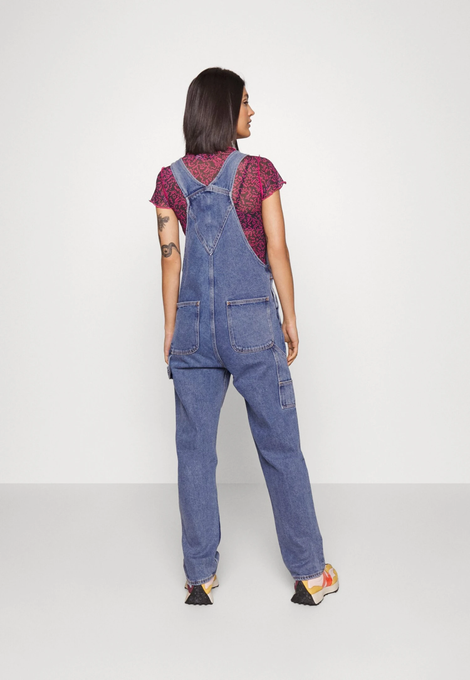 Monki Salopette - Blue Medium 5 Monki Salopette - Blue Medium – Image 3