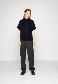 Monki Chemisier - Dark Navy/Blue Solid -Monki 5515ebf741014f9291c88d838a88c274