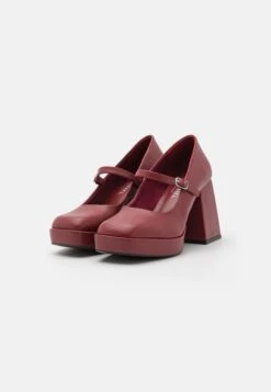 Monki Escarpins À Talons Hauts - Burgundy -Monki 5570e2d353ce4c9c989f916e6ab95cdd