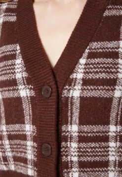 Monki Gilet - Brown Dark -Monki 595c37c4fd3741f8b32b53292e339d2e