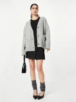 Monki Gilets Cardigan Femme Gris Chiné 11 Monki Gilets Cardigan Femme Gris Chiné -Monki 59b74b226af39bbb508032d755c7b664