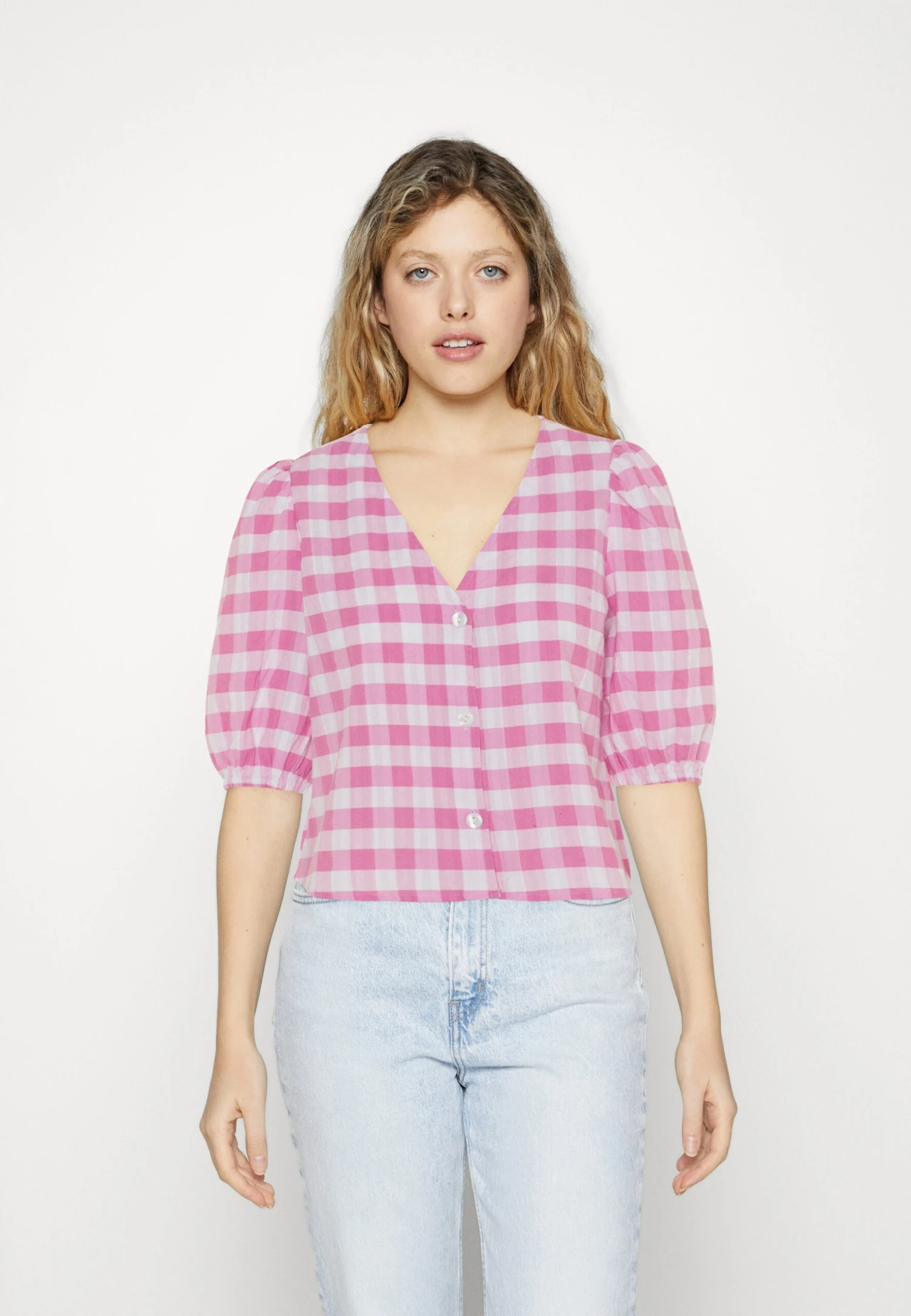 Monki Blouse - Pink 3 Monki Blouse - Pink