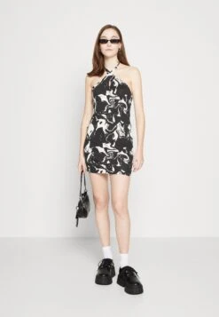 Monki Robe En Jersey - Black -Monki 5a59bc1a83704b709dac779c733d1406