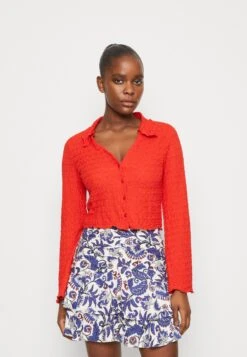Monki Blouse - Red Bright
