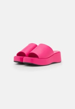 Monki Mules À Talons - Pink -Monki 5c0806e14d0744199637d1bdaa3519b1