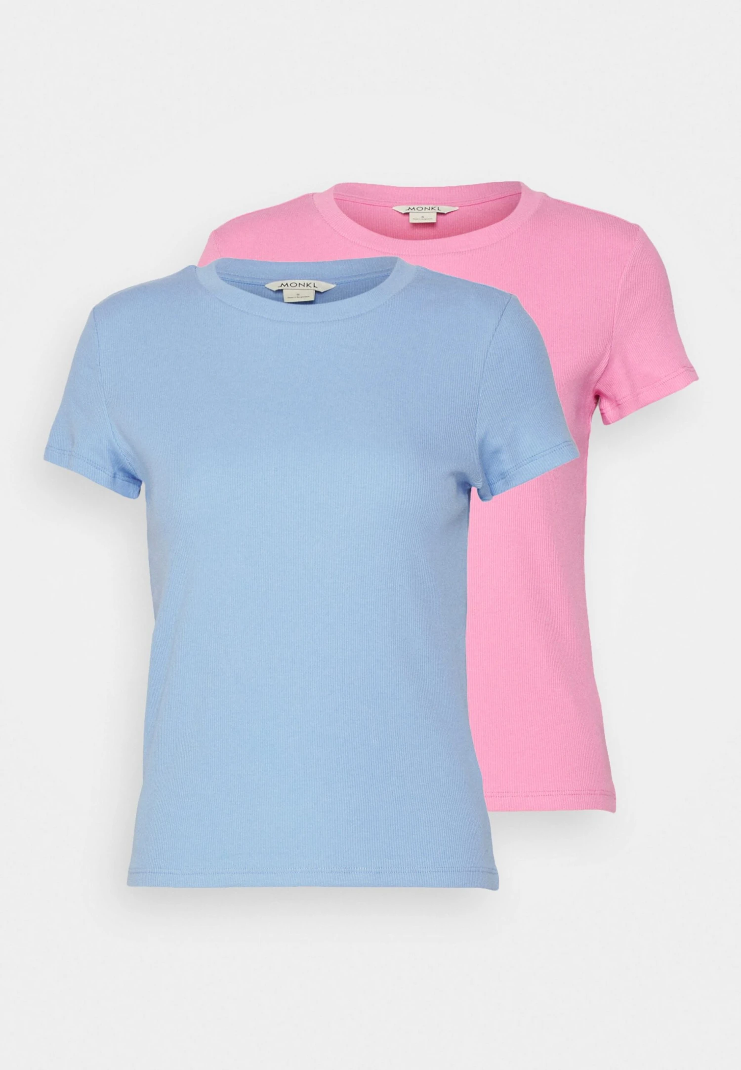 Monki T-Shirt Basique - Candystripe Blue/ Candystripe Pink 7 Monki T-Shirt Basique - Candystripe Blue/ Candystripe Pink – Image 5