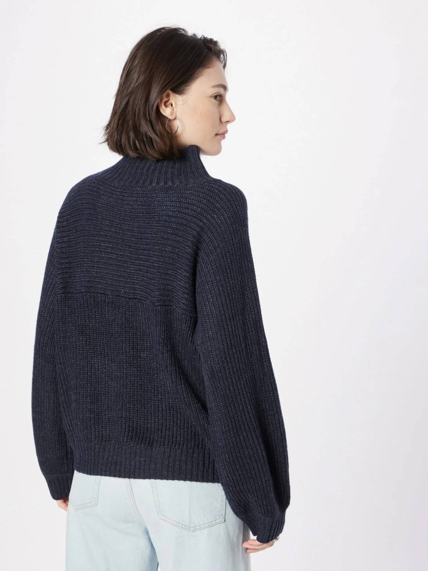 Monki Pulls Basiques Pull-over Femme Bleu Marine 6 Monki Pulls Basiques Pull-over Femme Bleu Marine – Image 4