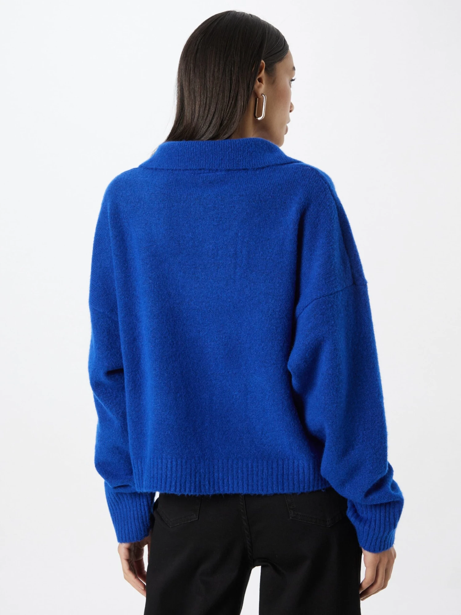 Monki Pulls Basiques Pull-over Femme Bleu Cobalt 6 Monki Pulls Basiques Pull-over Femme Bleu Cobalt – Image 4