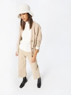 Monki Gilets Cardigan Femme Noisette -Monki 5eb85dbff6aee7385ffff9b19023c5d2