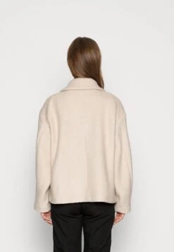Monki Veste Mi-Saison - Beige -Monki 5ed00acd572240cdb07497fec7f85572