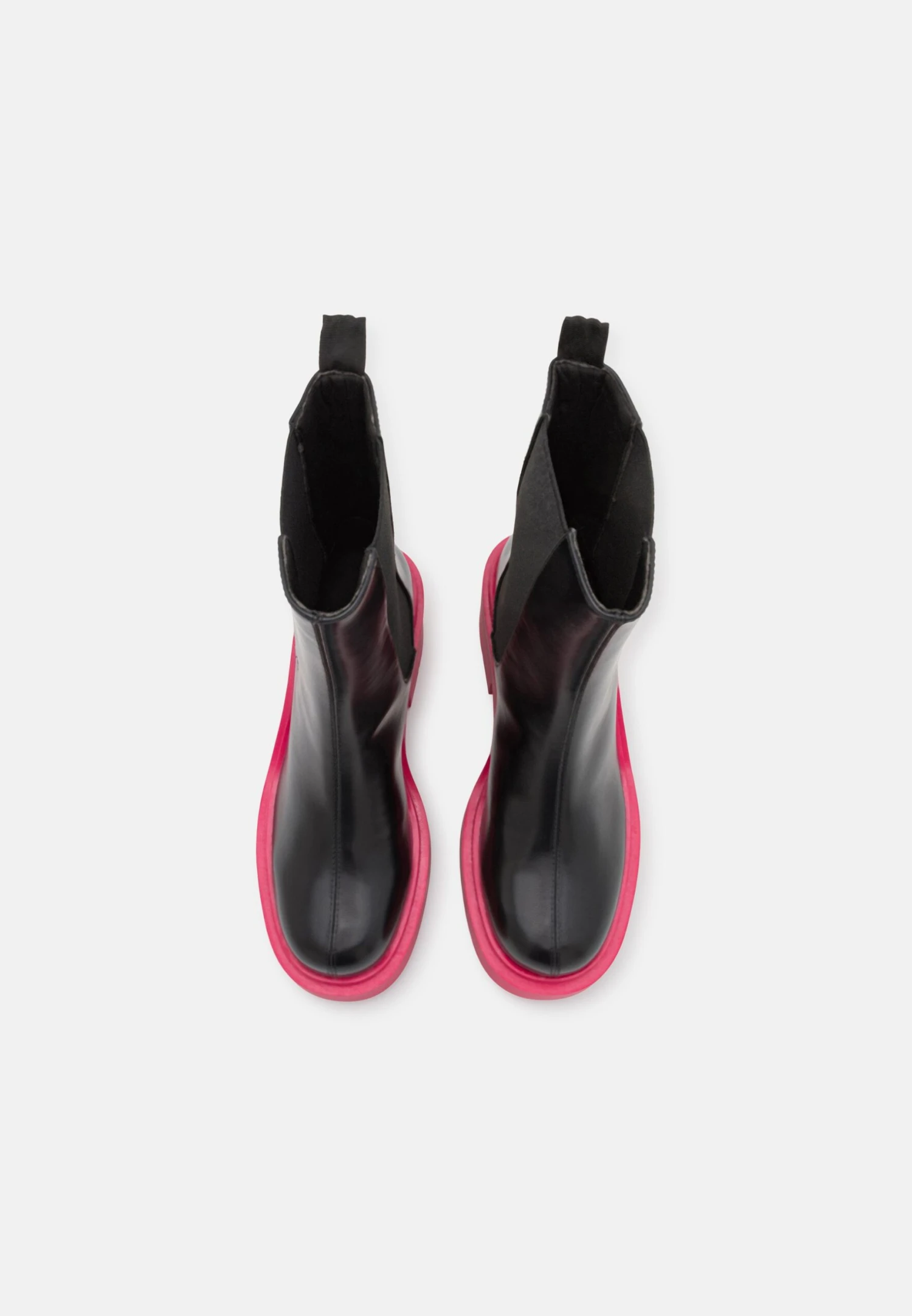 Monki Bottines À Plateau - Black/Bright Pink 8 Monki Bottines À Plateau - Black/Bright Pink – Image 6