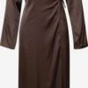 Monki Robes Longues Robe Femme Marron -Monki 5f592305dccf3edba7843ff5e8bfdcb1