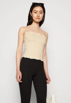 Monki Débardeur - Beige/Dusty Light -Monki 5f73e6fa5d684e8f8678f94984d8d468