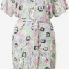 Monki Robes Fluides Robe-chemise Femme Lilas / Orchidée -Monki 63cd015d1a3b9e27363120c529a40cd3