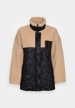 Monki Veste Mi-Saison - Beige/Black -Monki 64f662a49de540459051f23e970a60ea