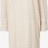 Monki Robes Fluides Robe-chemise Femme écru -Monki 66594d6e15d7a2365504868a9124c612