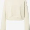 Monki Pulls Basiques Pull-over Femme Blanc -Monki 689f15d2eff8ddfd09a00f9f81d0ebf0