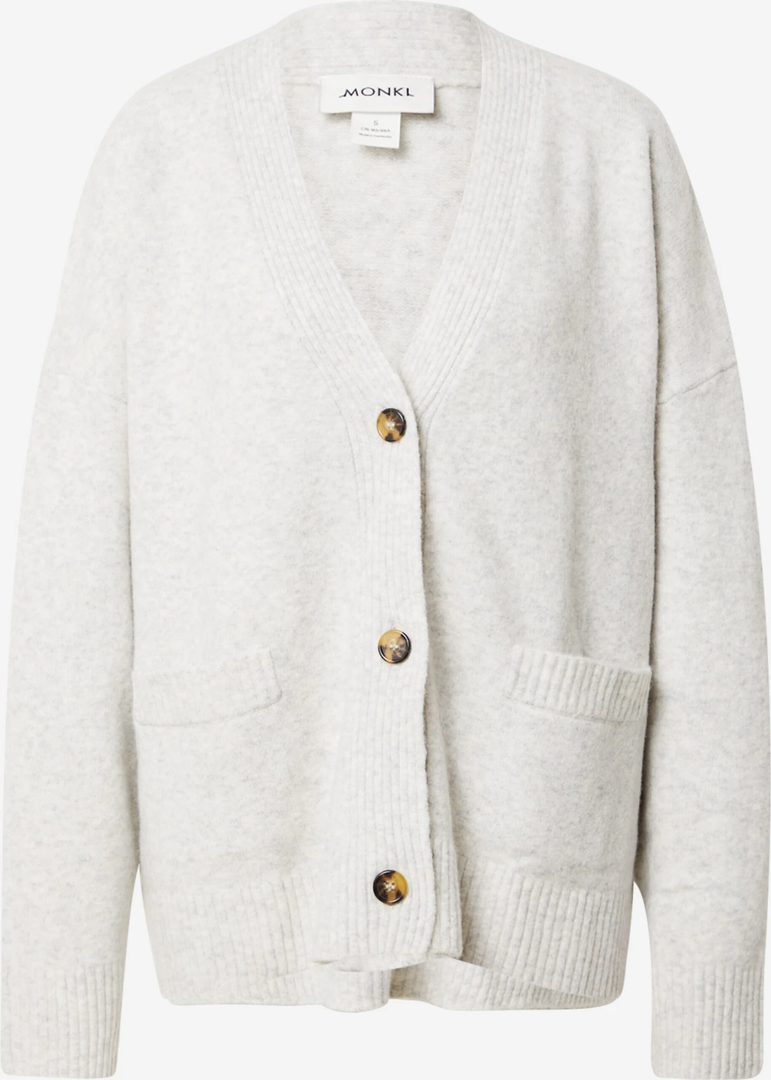 Monki Gilets Cardigan Femme Blanc 3 Monki Gilets Cardigan Femme Blanc