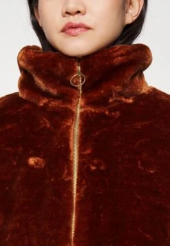 Monki Veste D'Hiver - Brown -Monki 68b8bd00eab3469e873eedc8415bbd46