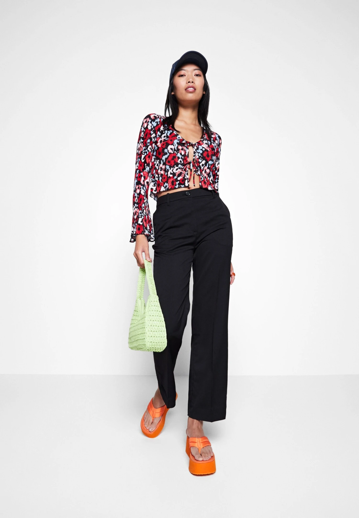 Monki Blouse - Red 4 Monki Blouse - Red – Image 2