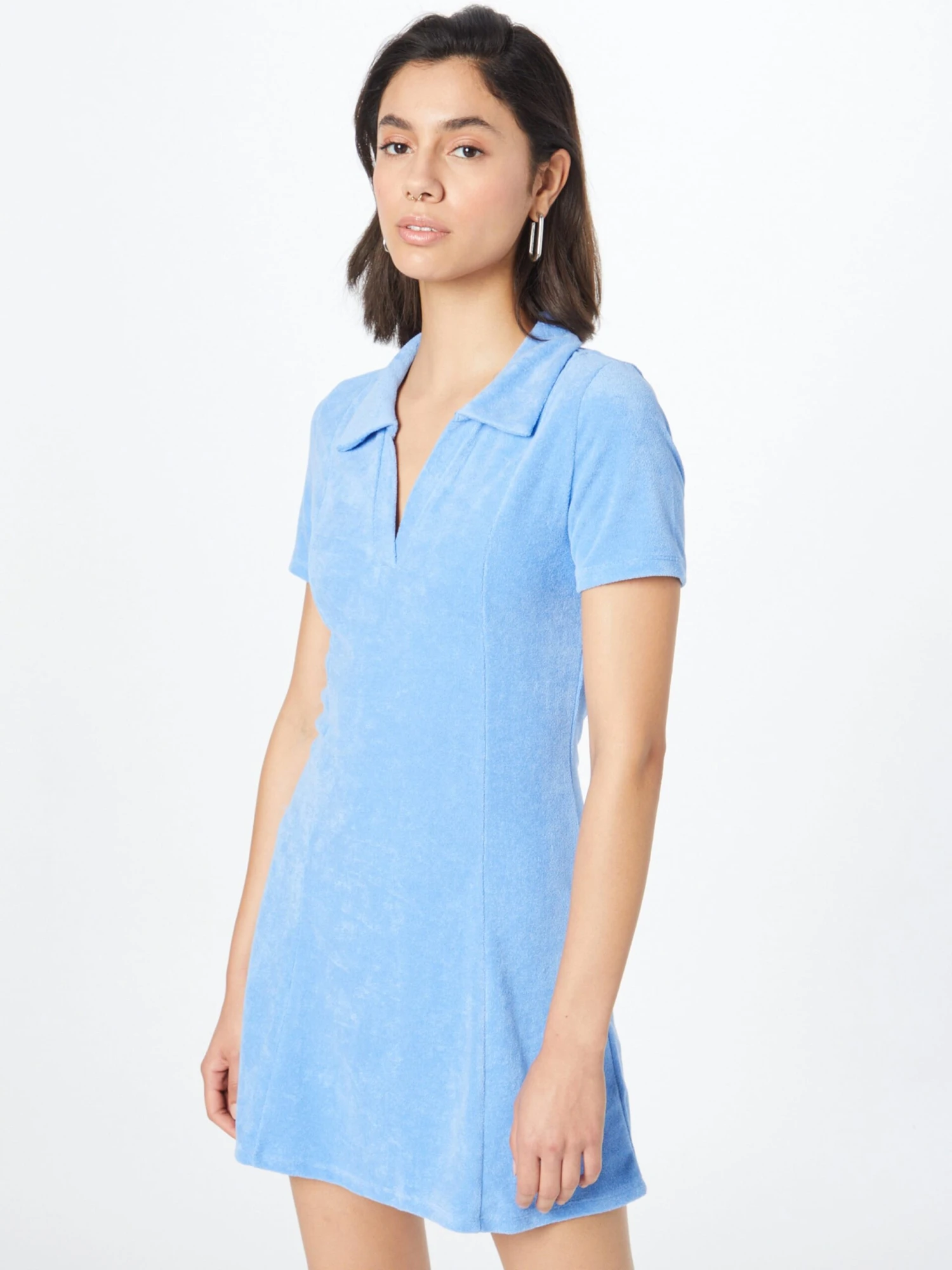 Monki Mini-robes Robe Femme Bleu Clair 5 Monki Mini-robes Robe Femme Bleu Clair â Image 3