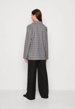 Monki Blazer - Grey Grid -Monki 6b18d0f538924f218c9e42b074ea334c
